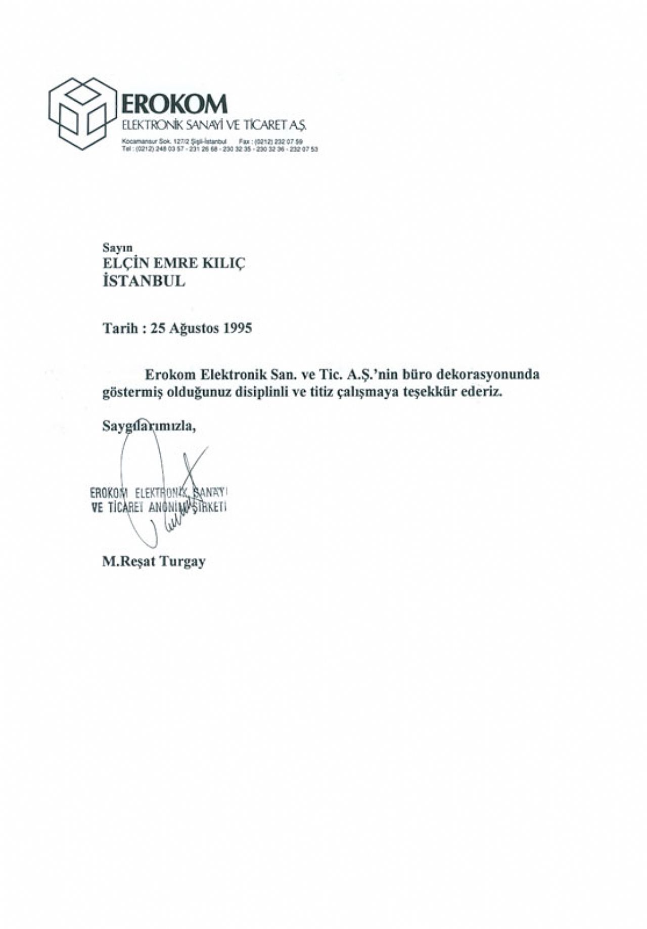 EROKOM ELEKTRONİK SAN VE TİC.A.Ş